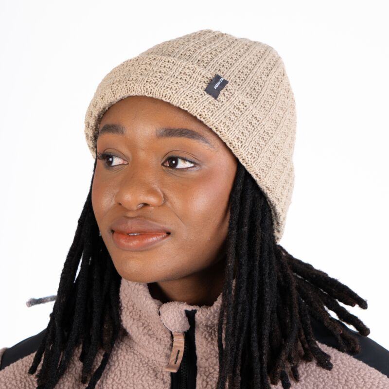 First Ascent Waffle Knit Beanie - Sandstone Unisex
