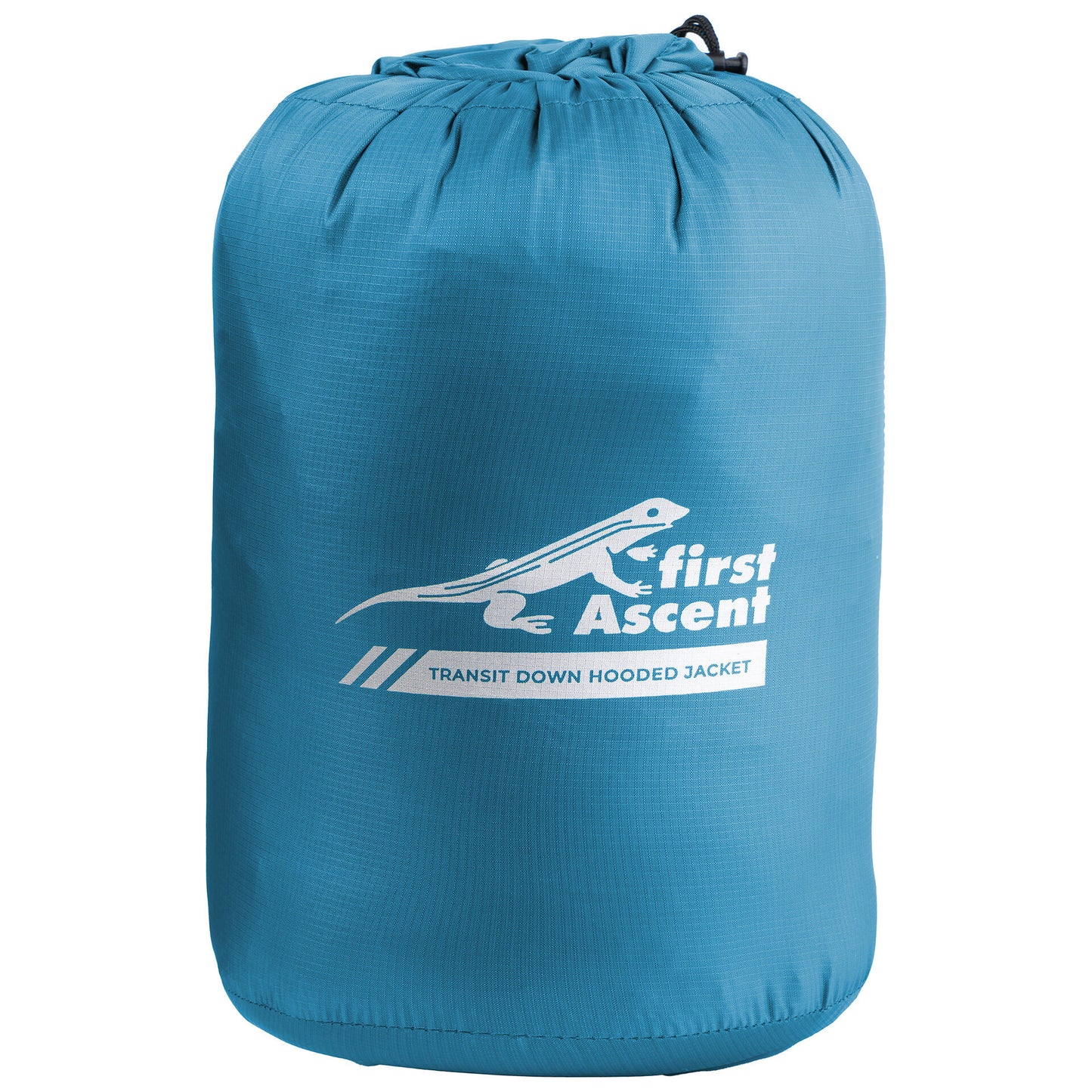 First Ascent Men's Transit Down Hooded Jacket - Blue Berry Crush