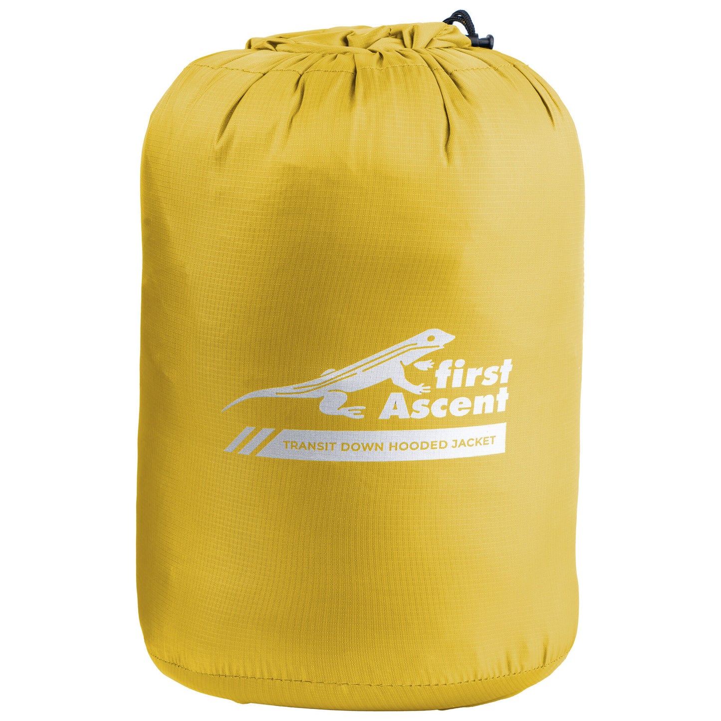 First Ascent Men's Transit Down Hooded Jacket - Butter Yellow