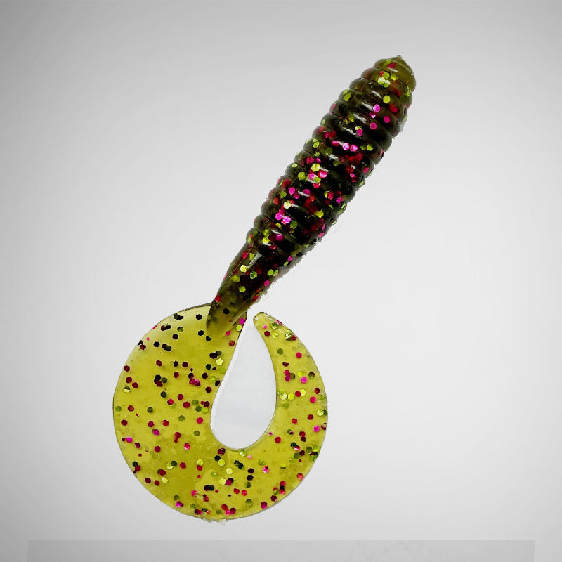 Bass Hunter Giant Grub - Cotton Candy