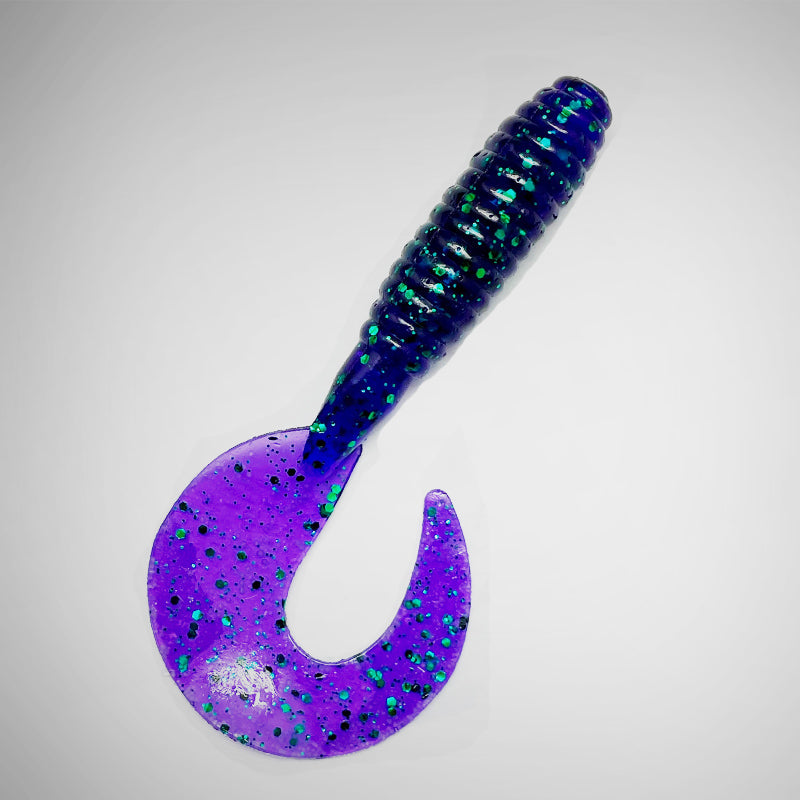 Bass Hunter Jumbo Grub - Junebug