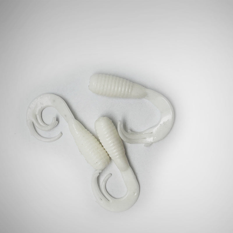 Bass Hunter Teeny Weeny Grub - White