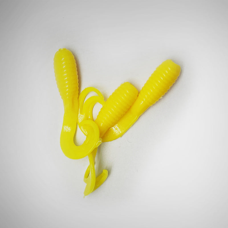 Bass Hunter Teeny Weeny Grub - Yellow