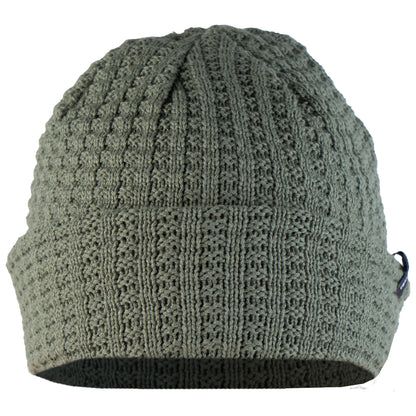 First Ascent Waffle Knit Beanie - Rosemary Leaf Unisex
