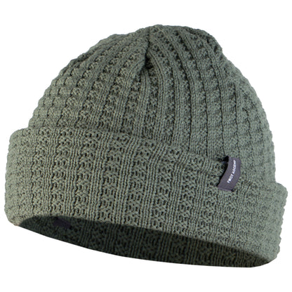 First Ascent Waffle Knit Beanie - Rosemary Leaf Unisex