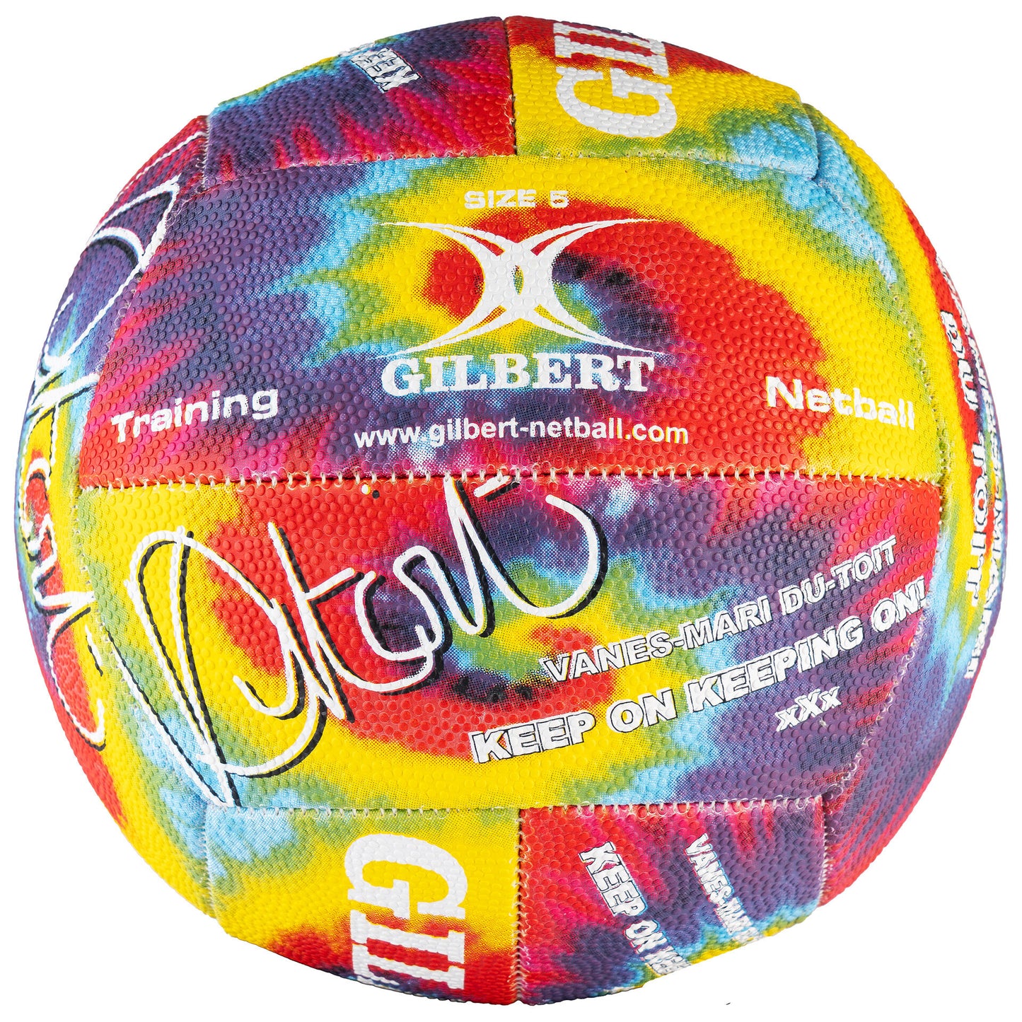 Gilbert Netball Vanes-Mari Signature Netball Ball - Size 5