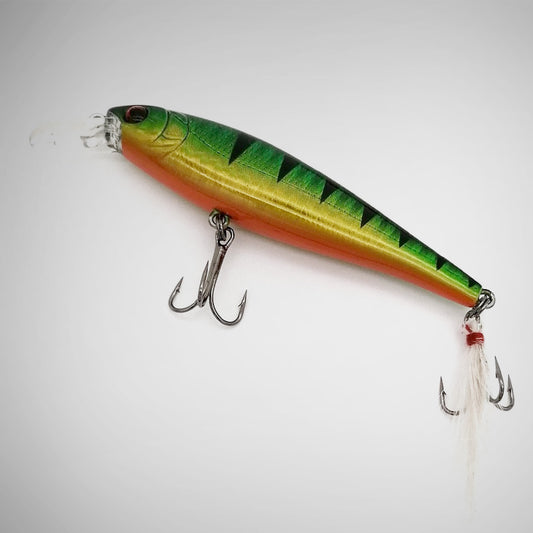 Bass Hunter Twitching Minnow 80mm - Fire Tiger